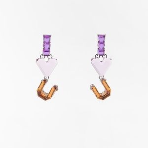 ZARA "I LOVE YOU" EARRINGS